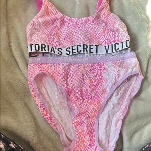 Victoria's Secret Pink Snakeskin Set